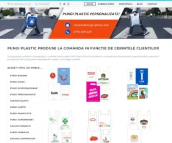 Pungi-Plastic.com(Pungi plastic personalizate imprimate cu grafica clientului) Screenshot