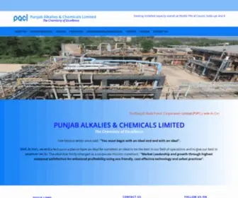 Punjabalkalies.com(Punjab Alkalies & Chemicals Limited) Screenshot