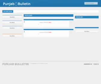 Punjabbulletin.net(Daily Punjab bulletin) Screenshot
