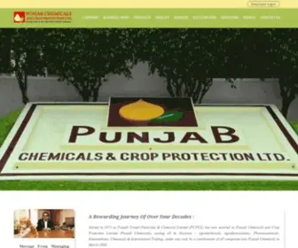 PunjABChemicals.com(Punjab Chemicals and Crop Protection Limited) Screenshot