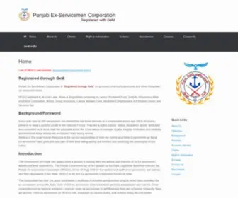 Punjabexservicemen.org(Punjabexservicemen) Screenshot