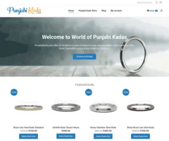 Punjabikada.com(Buy Punjabi Kada Online at Affordable Price) Screenshot