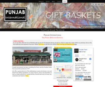 Punjabinternational.ca(Punjab International) Screenshot