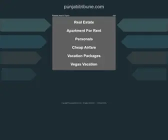 Punjabitribune.com(De beste bron van informatie over punjabitribune) Screenshot