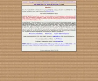 Punjabonline.com(A source for Sri Guru Granth Sahib files and more) Screenshot