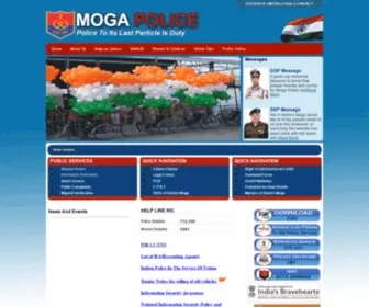 Punjabpolicemoga.gov.in(Moga) Screenshot