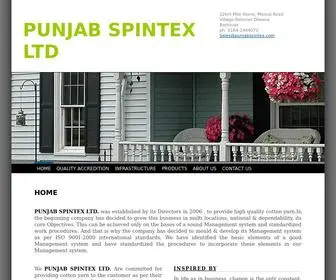 Punjabspintex.com(Punjab Spintex Limited) Screenshot