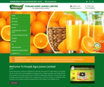 Punjuice.in(Punjab Agro Juices Limited) Screenshot