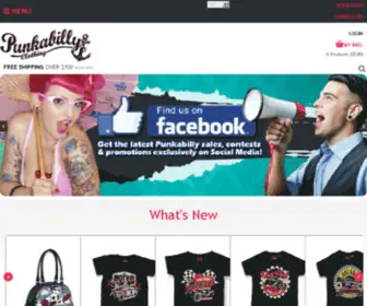 Punkabilly.net(Pin Up Clothing) Screenshot