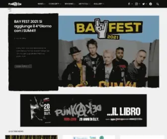 Punkadeka.it(Punk Web magazine) Screenshot