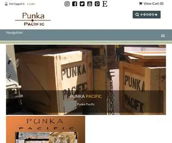 Punkapacific.com(Punka Pacific Premium Store) Screenshot