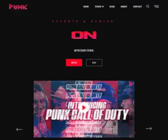 Punkesports.com(PUNK Esports) Screenshot