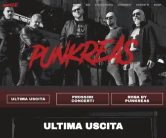 Punkreas.net(Punk dal 1989 Punkreas Punk 1989 Italia) Screenshot