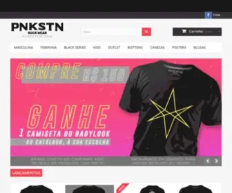 Punkstein.com.br(Punkstein Rock Wear) Screenshot