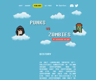 Punksvszombies.com(Punks vs Zombies) Screenshot