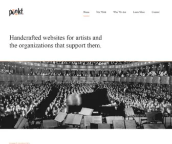 Punktdigital.com(Beautiful artist websites) Screenshot