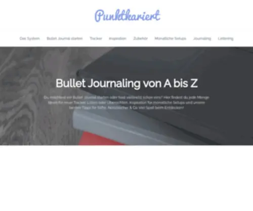 Punktkariert.de(Bullet Journal Ideen) Screenshot
