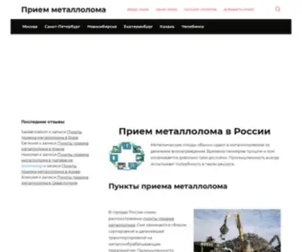 Punktmetalloloma.ru(Прием металлолома в России) Screenshot