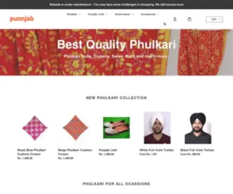 Punnjab.com(Punnjab Phulkari) Screenshot