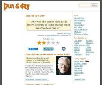 Punoftheday.com(Pun of the Day) Screenshot