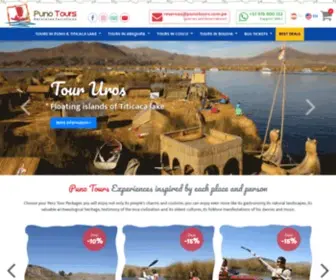 Punotours.com.pe(Agencia de Viajes y Tour Operador Lago Titicaca PUNO TOURS) Screenshot