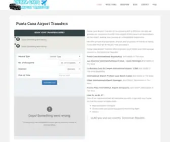 Puntacanaairportransfers.com(Punta Cana Airport Transfers) Screenshot