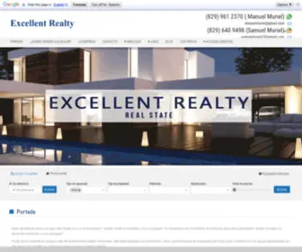 Puntacanaproperties.net(Excellent Realty) Screenshot