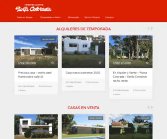 Puntacolorada.com.uy(Alquiler y Venta de casas y terrenos) Screenshot