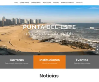 Puntadelesteciudaduniversitaria.com.uy(Punta del Este Ciudad Universitaria) Screenshot