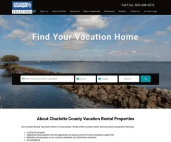 Puntagordavacations.com(Coldwell Banker Vacations rentals and property management) Screenshot