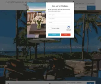 Puntamitaluxuryvilla.com(Punta Mita Luxury Villas) Screenshot