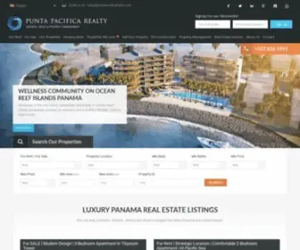 Puntapacificarealty.com(Panama Real Estate Agency) Screenshot