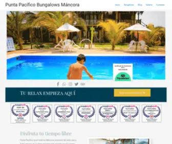 Puntapacifico-Mancora.com(Punta Pacífico Bungalows Máncora) Screenshot