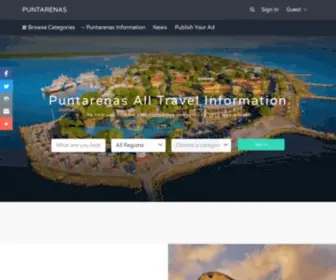 Puntarenas.com(All about Puntarenas) Screenshot