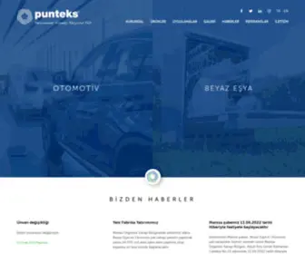 Punteks.com(PUNTEKS TEKSTİL MAKİNA SANAYİ VE TİCARET LTD) Screenshot