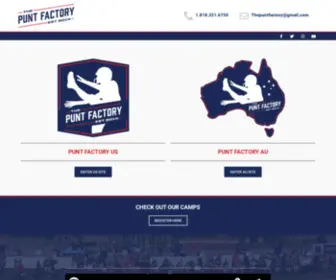 Puntfactory.com(The Punt Factory) Screenshot