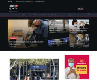 Puntoapartesanluis.com.ar(Punto Aparte) Screenshot