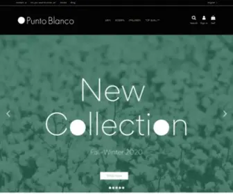Puntoblanco.com(Underwear for men and for women has a name) Screenshot