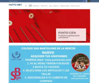 Puntocien.com(Camisetas en tejido de punto) Screenshot