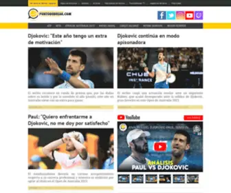 Puntodebreak.com(Blog Tenis) Screenshot