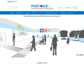 Puntodis.com(Especialistas en accesibilidad en la comunicación) Screenshot