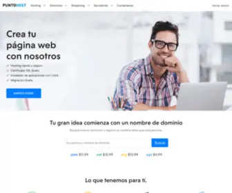 Puntohost.com(Servicio de Web Hosting en Venezuela y Latinoamérica) Screenshot