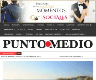 Puntomedio.com.mx(Periódico) Screenshot