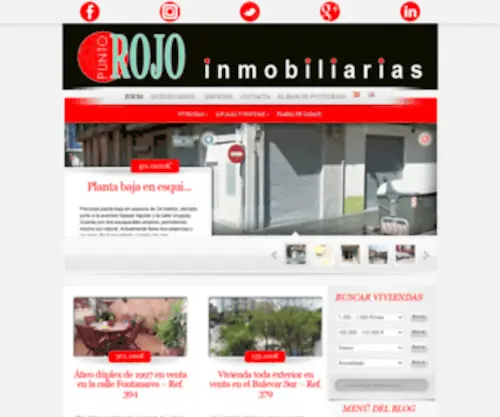 Puntorojo.es(Tu inmobiliaria en Valencia) Screenshot