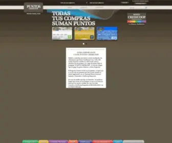 Puntoscredicoop.coop(Puntos Credicoop) Screenshot
