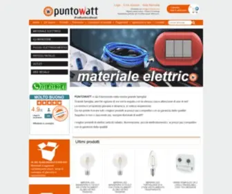 Puntowatt.com(Materiale elettrico) Screenshot