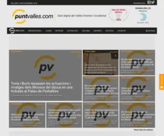 Puntvalles.com(Notícies del Vallès Oriental i Vallès Occidental) Screenshot