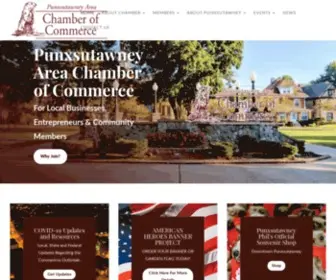 Punxsutawney.com(Punxsutawney Chamber of Commerce) Screenshot