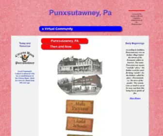 Punxypa.com(The Punxsutawney (Punxsy or Punxy) Site) Screenshot