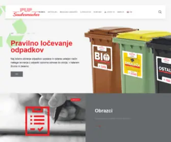 Pup-Saubermacher.si(PUP Saubermacher d.o.o) Screenshot